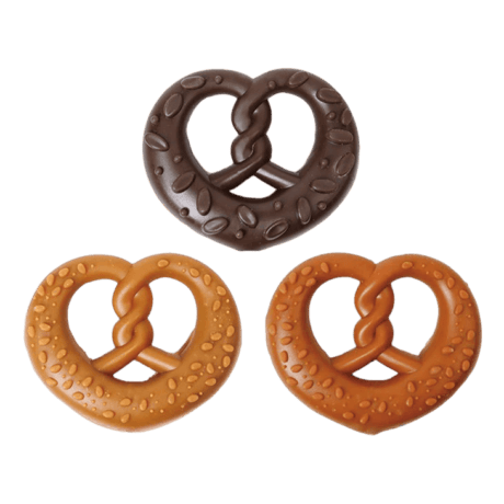 Bretzel glaseado Snack para perro, detalle