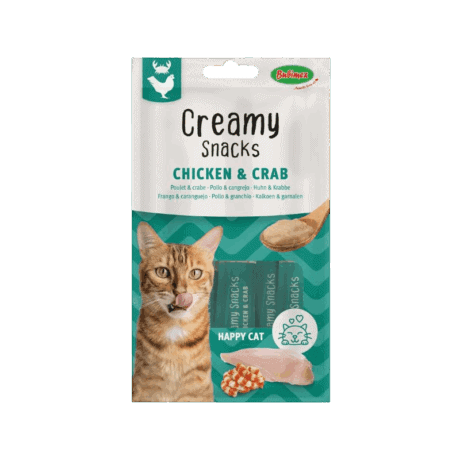 Creamy Snacks Pollo y Cangrejo Para Gatos