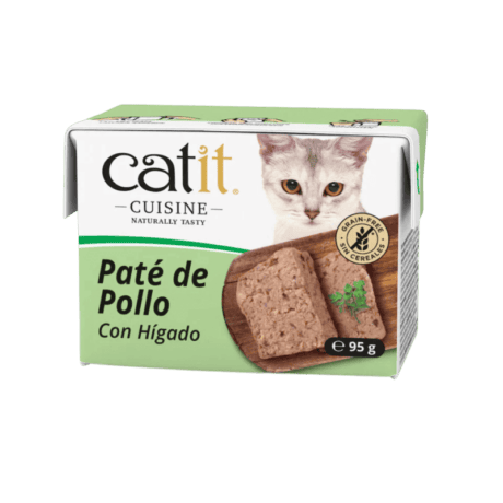 Catit Cuisine Paté Pollo con Hígado 90gr Para Gatos