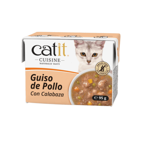 Catit Cuisine Guiso Pollo con Calabaza 90gr Para Gatos