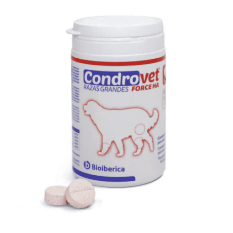 Condrovet Force HA 80 comprimidos protector articular para perros grandes