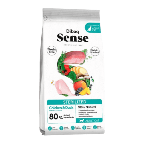 Dibaq Sense Grain Free Esterilizado Control de Peso Para Gato