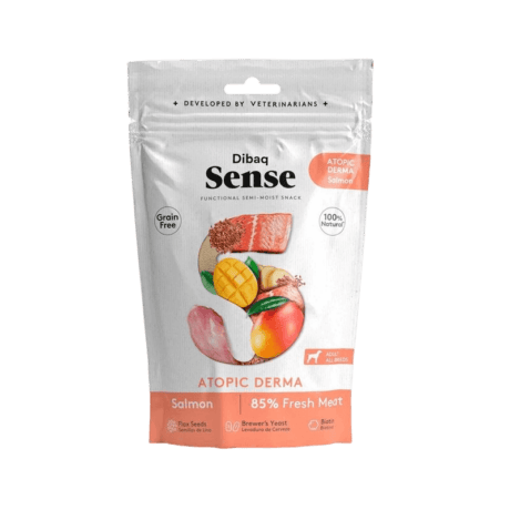 Dibaq Sense Snack Salmón Piel y Pelaje 100gr Para Perro