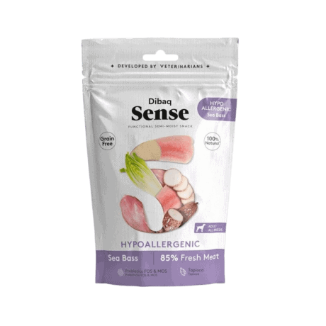 Dibaq Sense Snack Lubina Hipoalergénico 100gr Para Perro