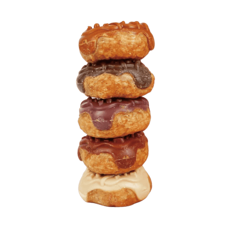 Donut glaseado Snack para perro, detalle