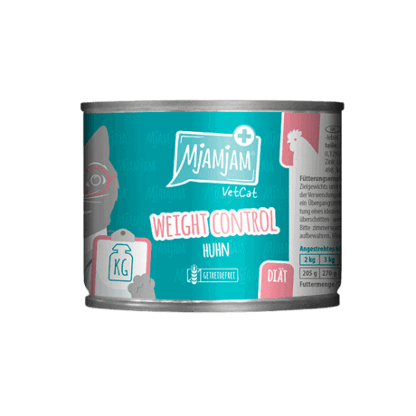 MjAMjAM VetCat Pollo Control de Peso 200gr Para Gatos
