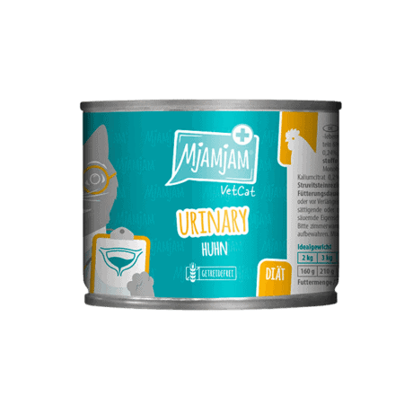 MjAMjAM VetCat Pollo Urinary Estruvita 200g Para Gatos