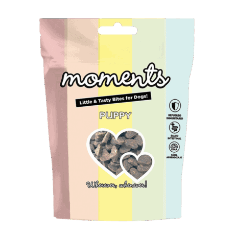 Moments Grain Free Puppy Salm&oacute;n Snack Semihumedos 60gr Para Perros