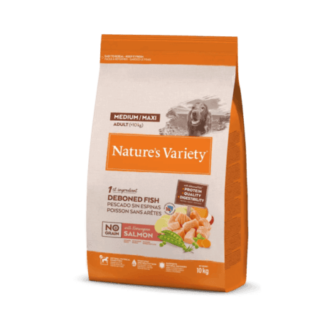 Nature's Variety No Grain Salm&oacute;n Para Perro Grande Medium Maxi