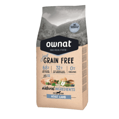 Ownat Just Grain Free Cordero Para Perros