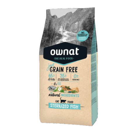 Ownat Just Grain Free Pescado Para Gatos Esterilizados