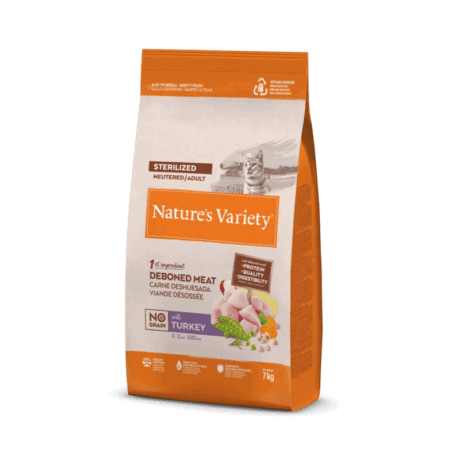Nature&rsquo;s Variety No Grain Pavo Para Gatos Esterilizados