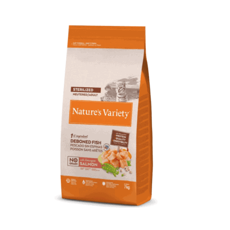 Nature’s Variety No Grain Salmón Para Gatos Esterilizados
