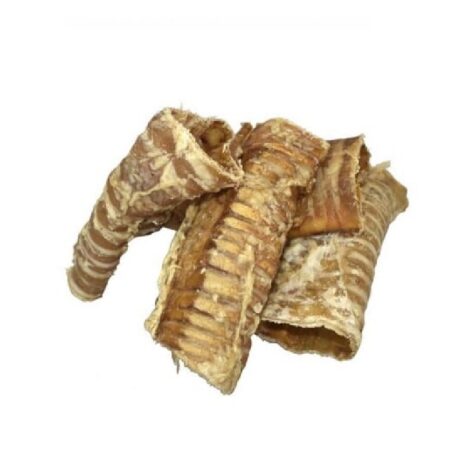 Tr&aacute;quea de B&uacute;falo 1 Unidad Snack Natural Para Perros