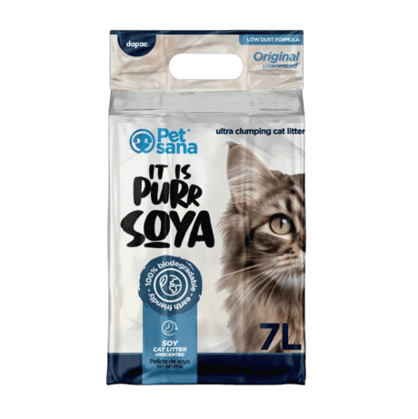 PetSana Arena Aglomerante Purr Soya 7L Para Gatos