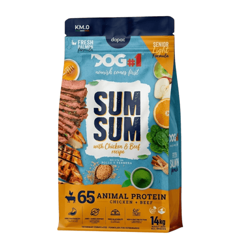 DOG-1 Sum Sum Pollo y Ternera Light Mature Low Grain Para Perros