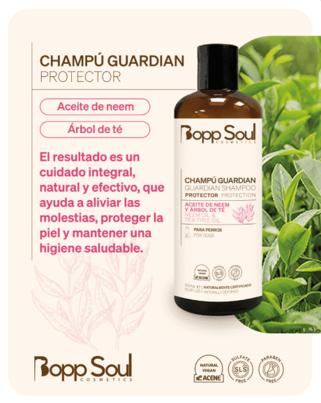 Champú Guardian Repelente Antipicores para perro, detalle