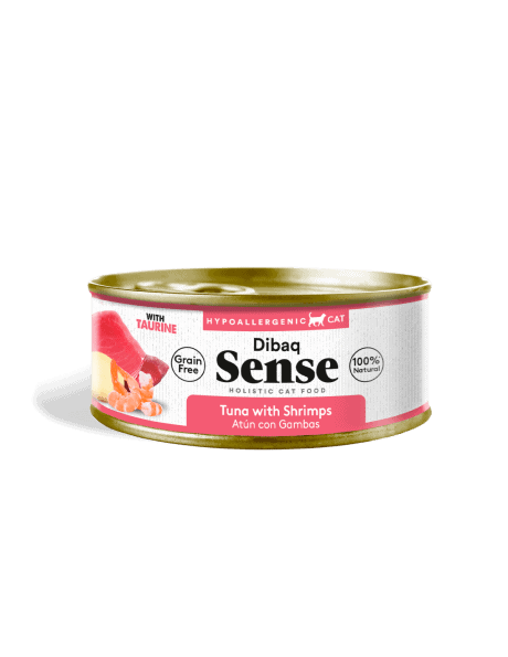 Dibaq Sense Atún con Gambas y Patatas Desmigado 70gr Para Gato