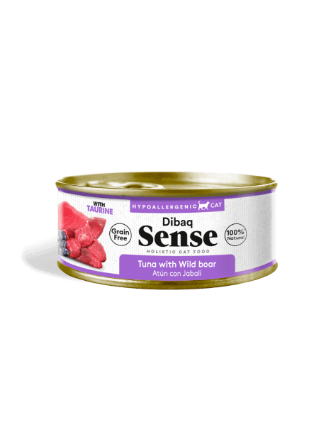 Dibaq Sense Atún con Jabalí y Arándanos Desmigado 70gr Para Gato
