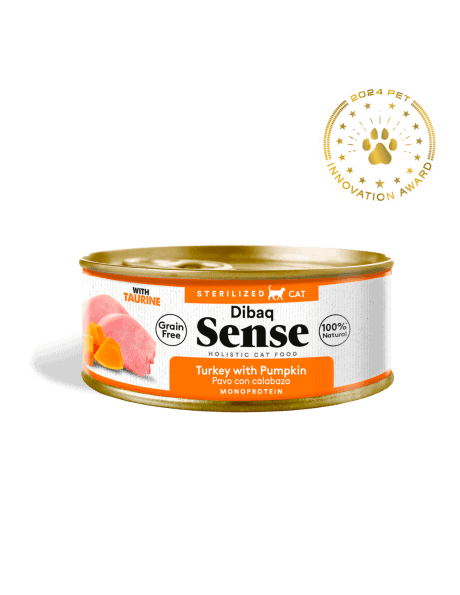 Dibaq Sense Pavo con Calabaza Pat&eacute; 70gr Para Gato