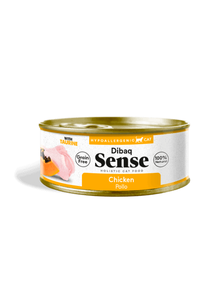Dibaq Sense Pollo con Papaya Desmigado 70gr Para Gato
