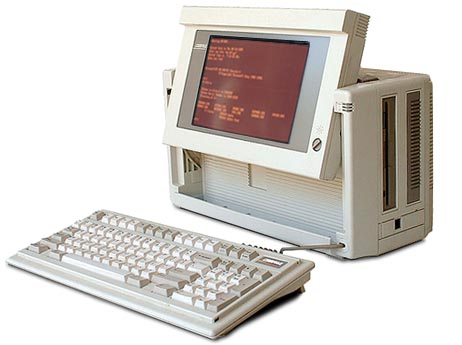 Compaq Portable III - einer der ersten im Kofferradio-Design