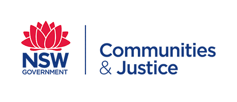Department of Communities and Justice logo
