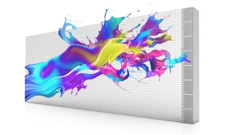 Adhesive LED Display