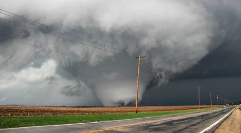 tornado on horizon tornado on horizon