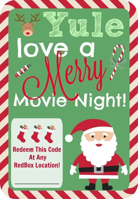 Redbox Movie Night Christmas Gift