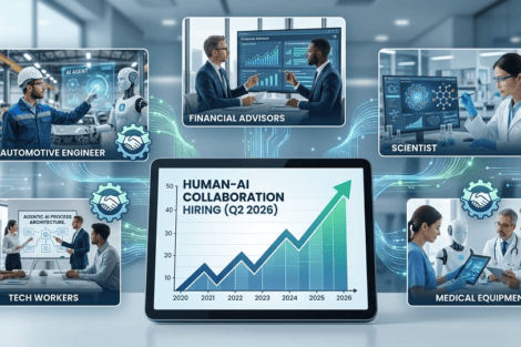 Human–AI collaboration hiring