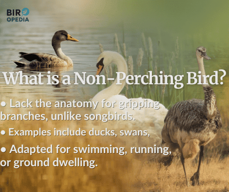 What is a Non-Perching Bird