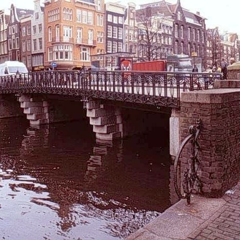 Fixed plate bridge Keizersgracht / Leidsestraat (1921).