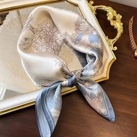 70 Silk Scarf Square Scarf High Sense Korean Style Fashion All-matching