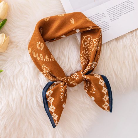 70cm Emulation Silk Scarf Fashion Scarf