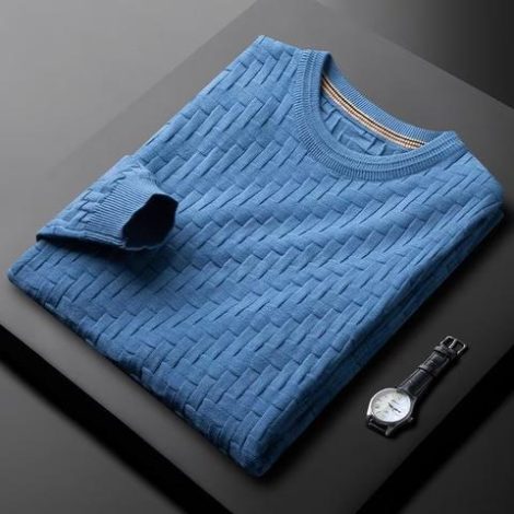 Men's Autumn And Winter Light Luxury And Simplicity Thickened Sweater