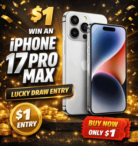 $1 iPhone 17 Pro Max Lucky Draw Entry