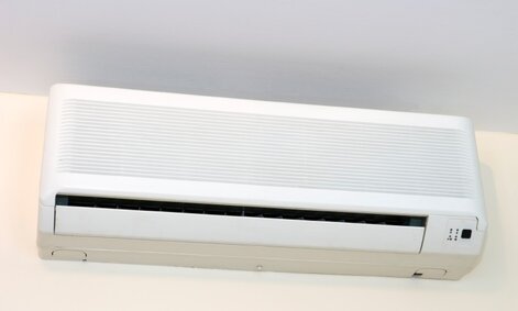 Interior Section of a Ductless Air Conditioner