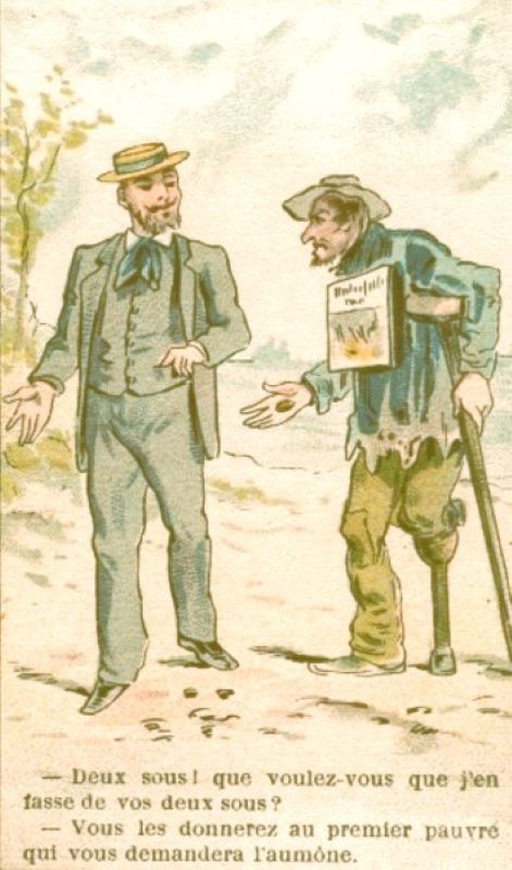 Mendicité à Bordighera