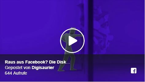 Raus aus Facebook