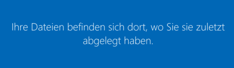 Der letzte Hinweis