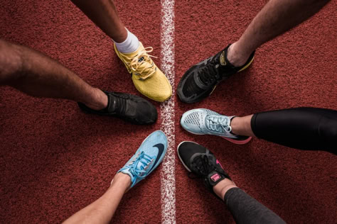 Beine, Team, Laufbahn, Nike, Asics