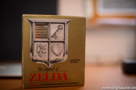 Zu teuer für einen Batterie-ersatz. Die Original Cartridge von Legend of Zelda.