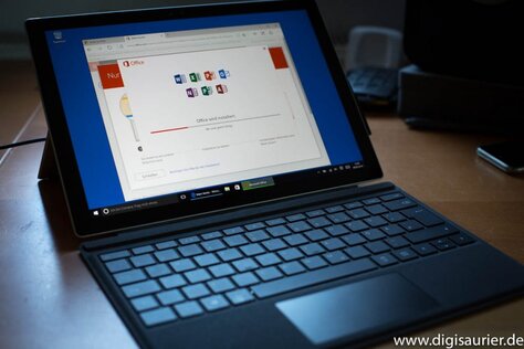 Das Microsoft Surface Pro - angenehmes Arbeitsgerät.