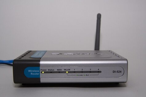 Ein typischer DSL-Router von früher - hier von D-Link