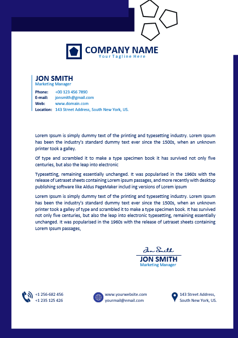 Professional MS Word Cover Letter Design 3 - Fully Editable & Instant Download - Image 2