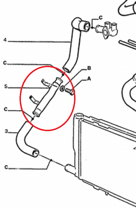 Durite metalique inférieur ref: 130778 Original Peugeot – Image 2