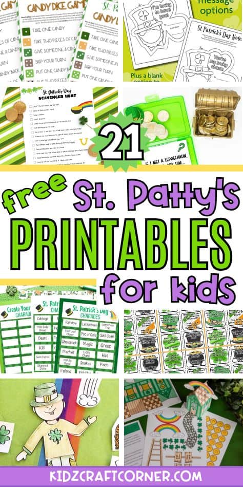 st patrick's day printables for kids