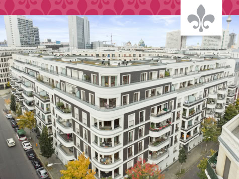 MITTENDRIN: REPRÄSENTATIVE 5-ZIMMER-WOHNUNG MIT 2 BÄDERN, UMLAUFENDER TERRASSE UND TG-STELPLATZ, 10179 Berlin, Etagenwohnung