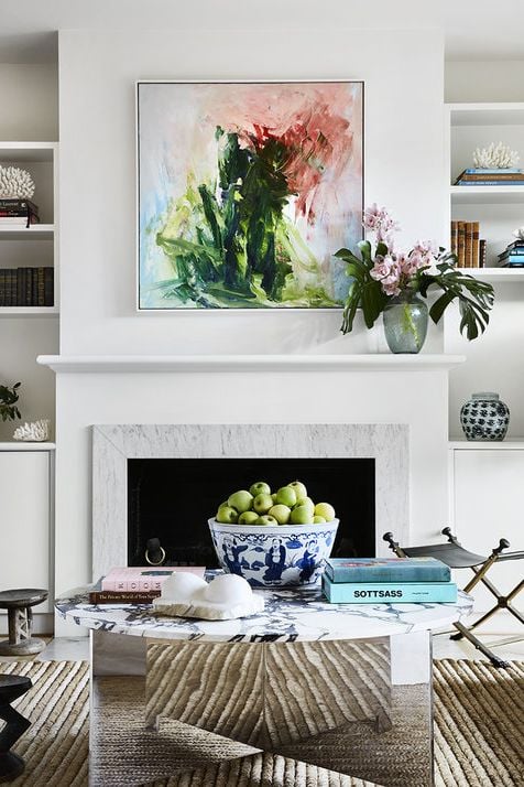 fireplace decorating ideas 57 Easy Fireplace Decorating Ideas That’ll Look Stylish All Year Long fireplace ideas 1556638848